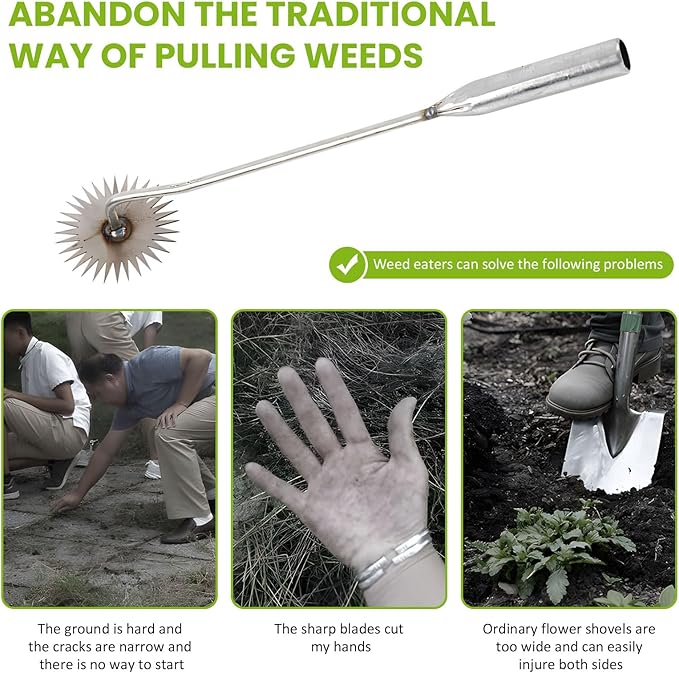 Sunflower Design Garden Hand Weeder Tool