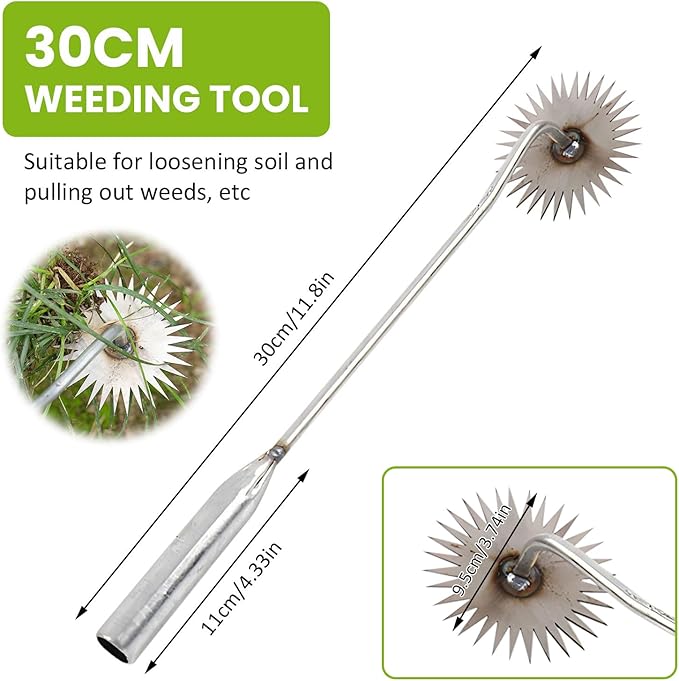 Sunflower Design Garden Hand Weeder Tool