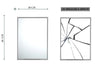 Decorative Mirror Set - Oval & Square Combo (Pack of 2)